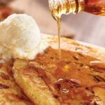 How many calories are in 3 Cracker Barrel pancakes?