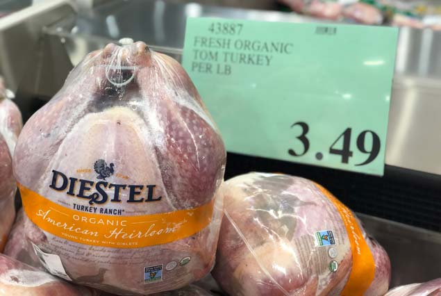 How much are fresh turkeys at Costco?