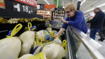 How much are turkeys at Walmart?