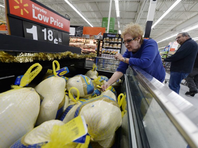 How much are turkeys at Walmart?