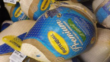 How much are turkeys per pound at Walmart?