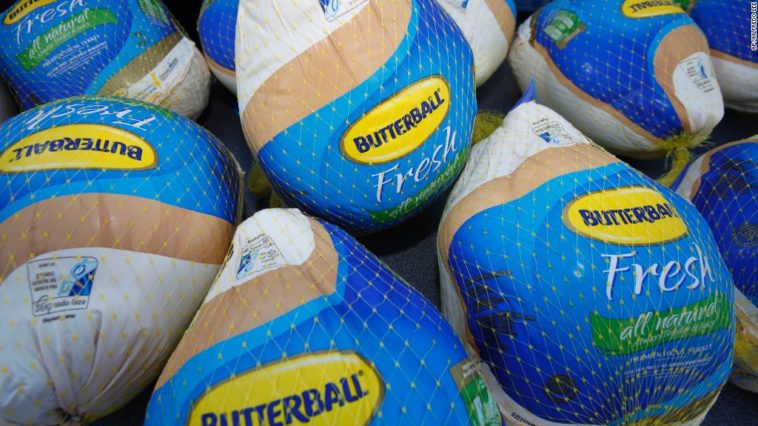 How much does a 10 lb Butterball turkey cost?
