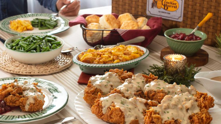 How much is Cracker Barrel on Thanksgiving?