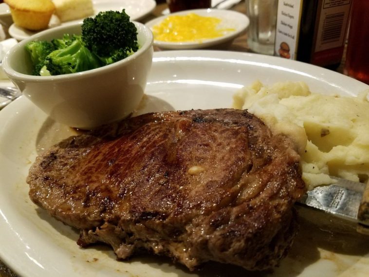 How much is a ribeye steak at Cracker Barrel?