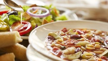 How much is unlimited soup at Olive Garden?