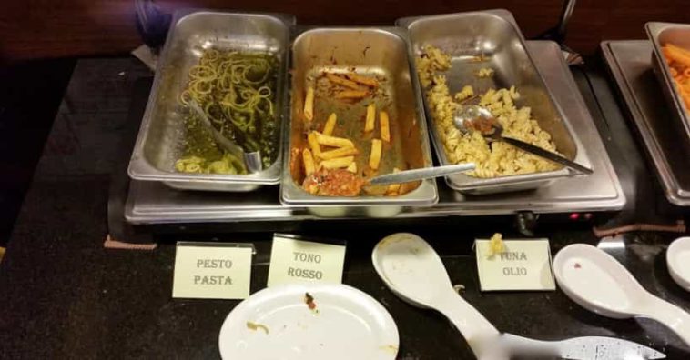 How unsanitary are buffets?