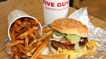 Is Five Guys meat frozen?