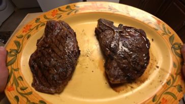 Is T-Bone and ribeye the same?