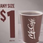 Is mcdonalds coffee $1?