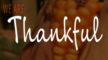 What are the 3 things you are thankful for?