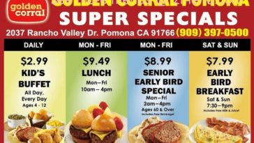 What are the menu prices at Golden Corral?