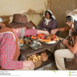 What did the Pilgrims eat for dinner?