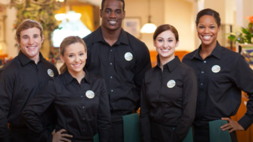 What do hostesses do at Olive Garden?