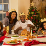 What do most families eat for Christmas dinner?