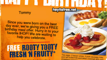 What does IHOP do for birthdays?