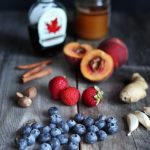 What does blueberry go well with?