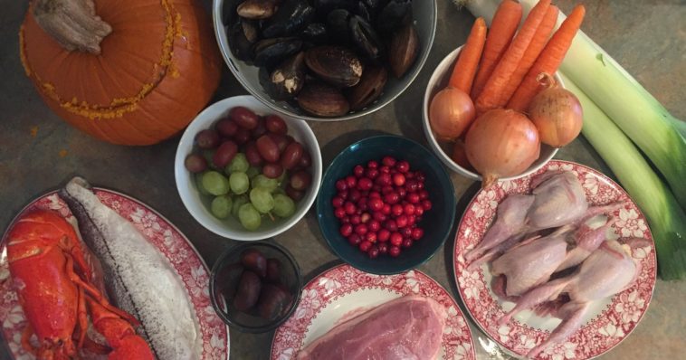 What food was eaten at the first Thanksgiving?