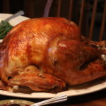 What foods were not served at the first Thanksgiving?