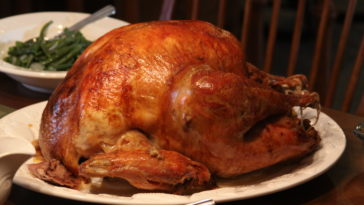 What foods were not served at the first Thanksgiving?