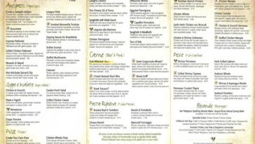 What is Olive Garden menu?