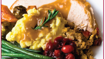 What is in a Thanksgiving basket?