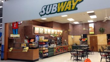 What is replacing Subway at Walmart?