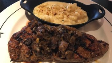 What is smother your steak at Saltgrass?