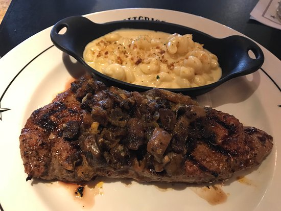 What is smother your steak at Saltgrass?