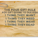 What is the 4 gift rule?