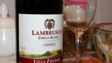What is the alcohol content of lambrusco?
