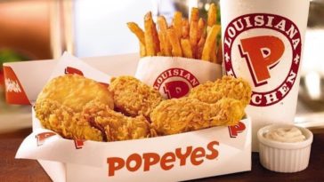 What is the cheapest thing at Popeyes?