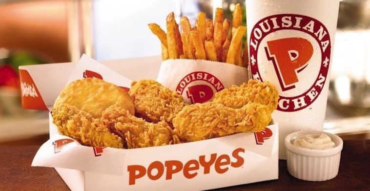 What is the cheapest thing at Popeyes?