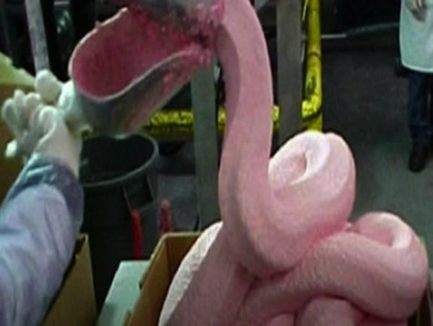 What is the pink slime in McDonald's Burgers?
