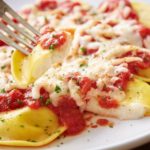 What kind of cheese is in Olive Garden Cheese Ravioli?