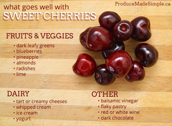 What meat goes well with cherries?