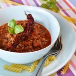 What meat is in the meat sauce at Olive Garden?