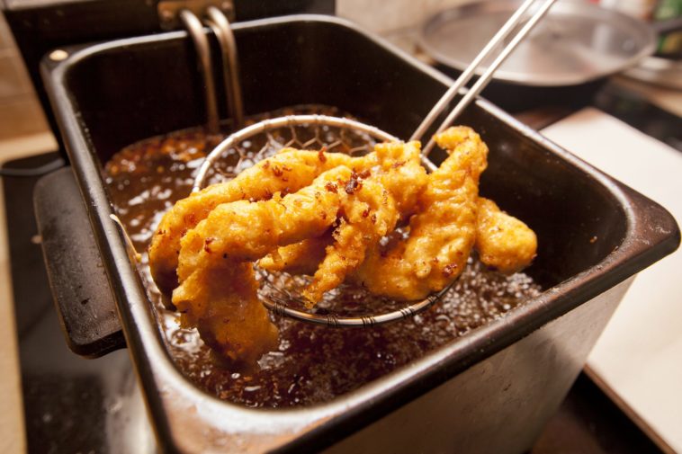 What oil is used for deep frying?