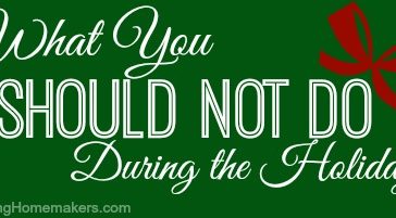 What should you not discuss during holidays?