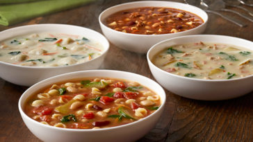 What type of soup does Olive Garden have?