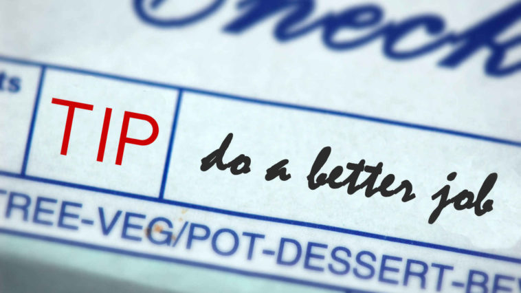 When should you not tip?