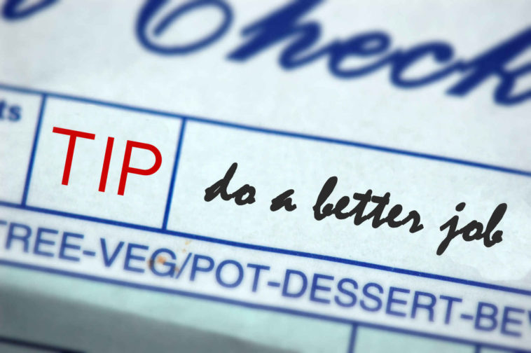 When should you not tip?