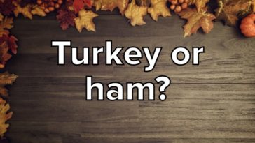 Which is more popular ham or turkey?