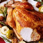 Who serves turkey and stuffing?