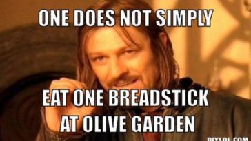 Why do I get sick when I eat Olive Garden?