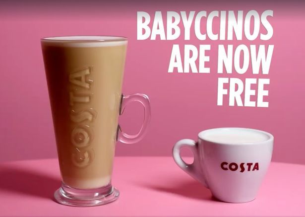 Are Costa Babyccino free?