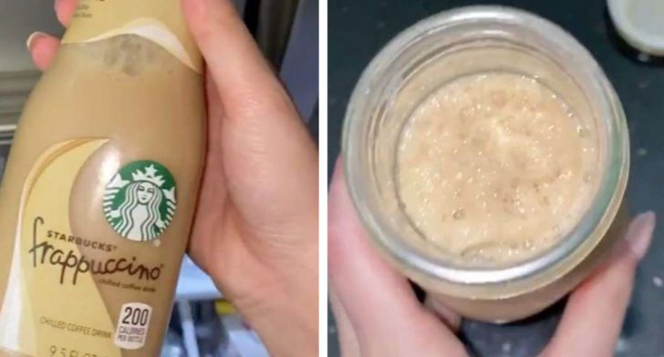 Are Starbucks Frappuccino bottles supposed to be blended?