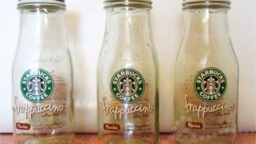 Are Starbucks bottles glass?
