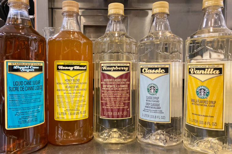 Are all Starbucks syrups sugar free?
