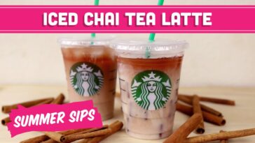 Are iced chai tea lattes from Starbucks healthy?