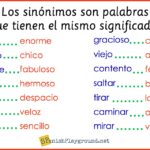 Are there synonyms in Spanish?
